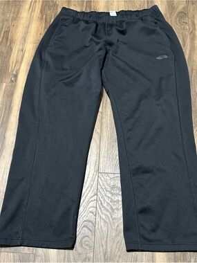 The North Face Men’s Straight Leg Track Pants Fleece Black XXL Performance Black